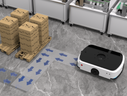 AGV -heffen robot in aluminium plaatafhandeling