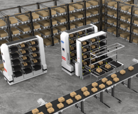 Application Case | Multi-lagen sorteer AGV-oplossing voor kleine NC-pakketten van een bekende express-leveringsbedrijf