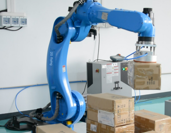 Toepassing van 3D Vision geleide robots in productpositionering en grijpen