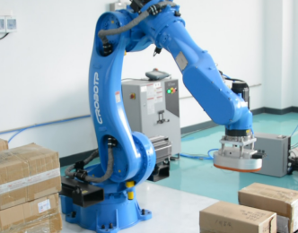 Papieren doos uitpakken en palletiseren, gemakkelijk te hanteren!  3D Vision Technology helpt u om te stijgen