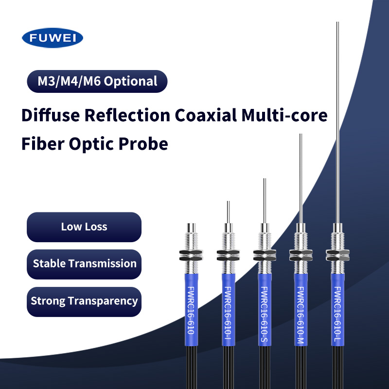FWRC coaxiale multi -core - diffuse reflectie glasvezel optische sensor