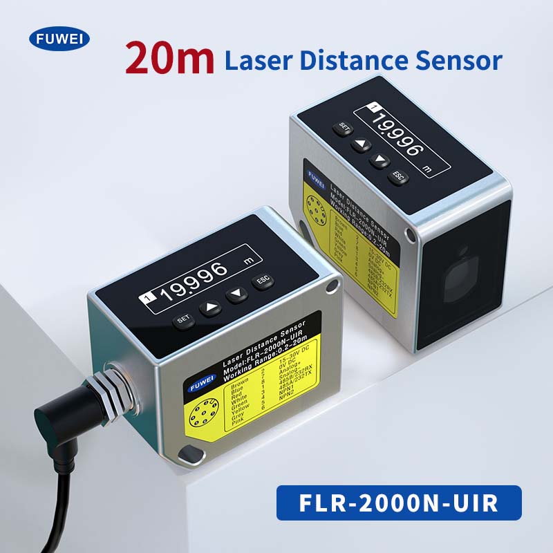Laserbereiksensor van 20 meter FLR-2000N-UIR