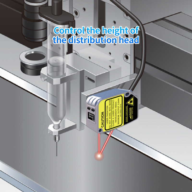 OLED digitale display laserverplaatsingssensor