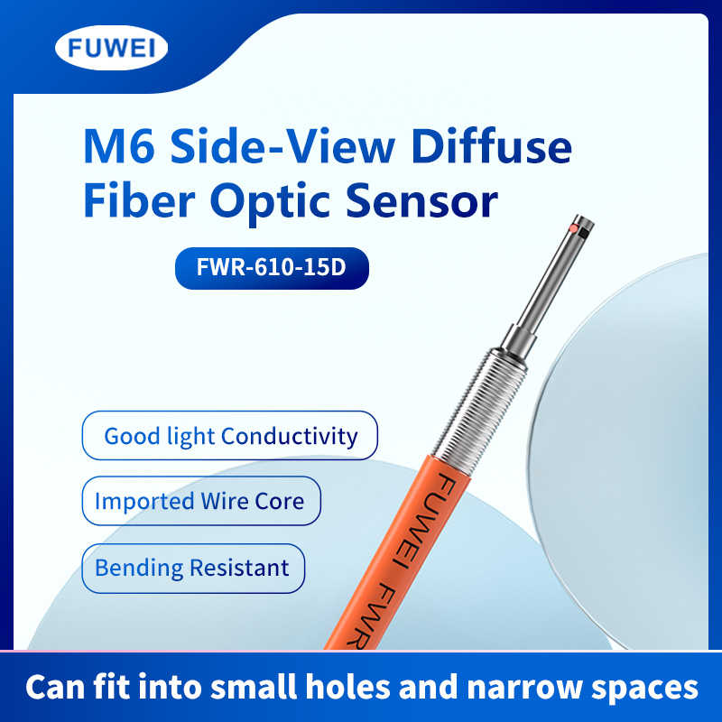 R25 M6 glasvezel optische sensor